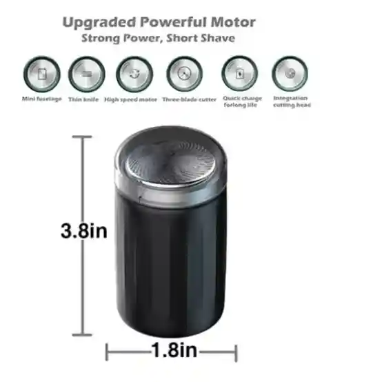 Maquina De Afeitar Portátil Recargable 3,7v