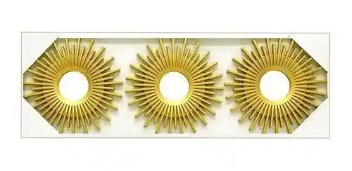 Espejos Decorativos De Pared Redondos Circulares X 3 Unidades