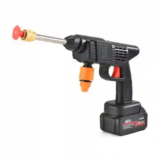Hidrolavadora Inalámbrica Portátil Recargable 48v Con 2 Baterias.