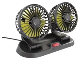 Mini Ventilador Doble Refrigerante Para Auto