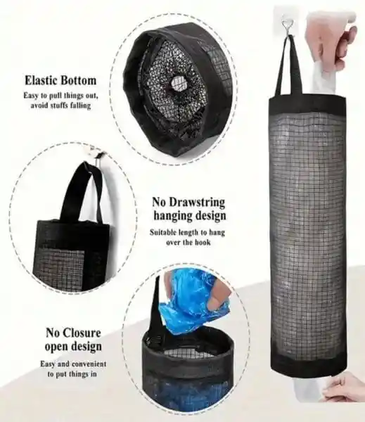 Organizador De Bolsas Plasticas Para Colgar