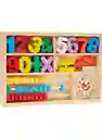 Juego Madera Didáctico Montessori Calculador Matemático Ábaco