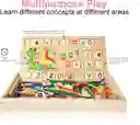 Juego Montessori Matemático Didáctico Calculadora Con Reloj