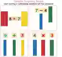 Juego Montessori Matemático Didáctico Calculadora Con Reloj