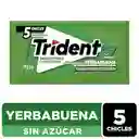 Chicle Trident Yerba Buena