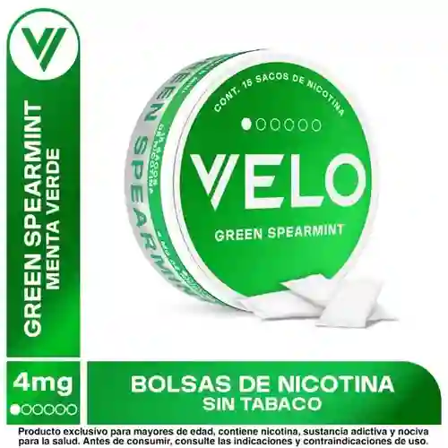Parches De Nicotina Velo 4mg Green Spearmint