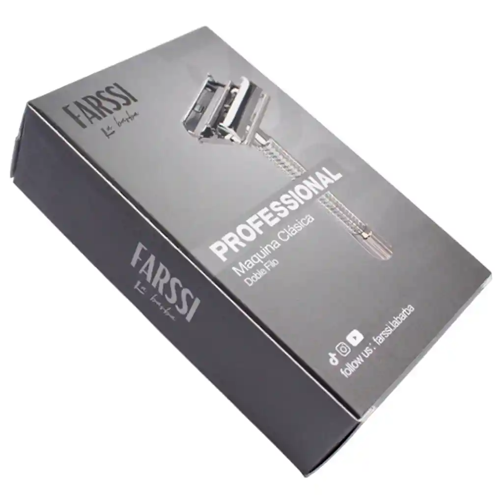 Máquina De Afeitar Clásica Tradicional + Cuchilla Shaver Negra