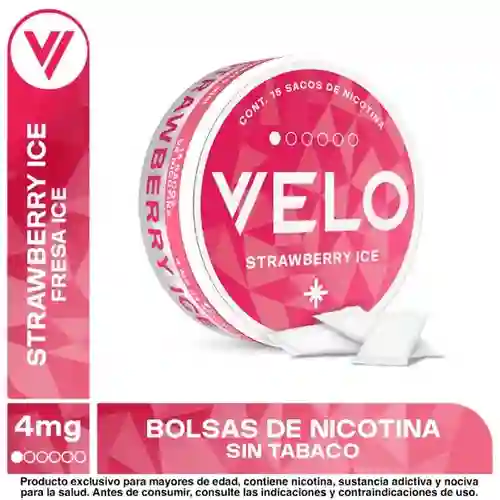 Parches De Nicotina Velo 4mg Strawberry Ice