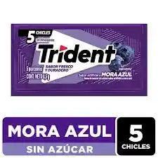 Chicle Trident Mora Azul X 5 Und