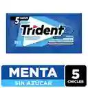 Chicle Trident Menta X 5 Ud