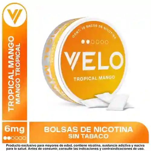 Parches De Nicotina Velo 6mg Tropical Mango