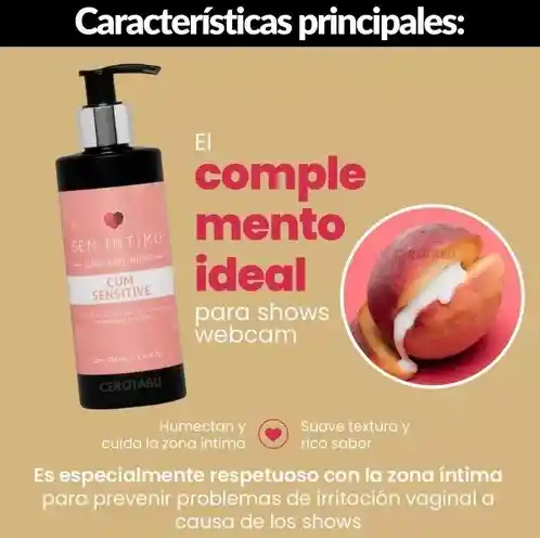 Lubricante Cum Sensitive 250ml Sen (simula Eyaculación Femenina)