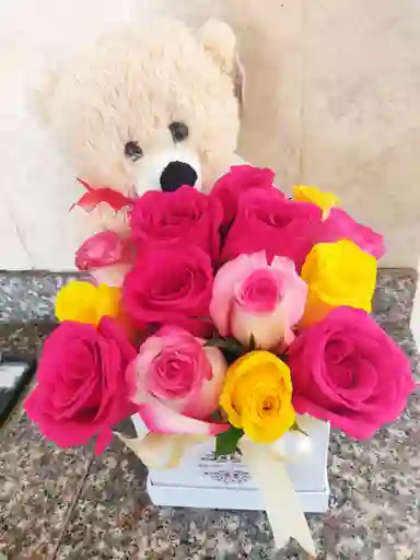 Cubo Con Peluche