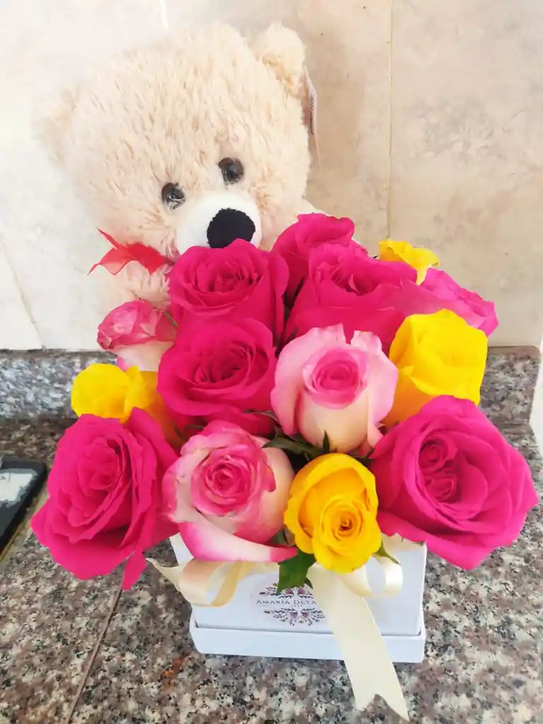 Cubo Con Peluche