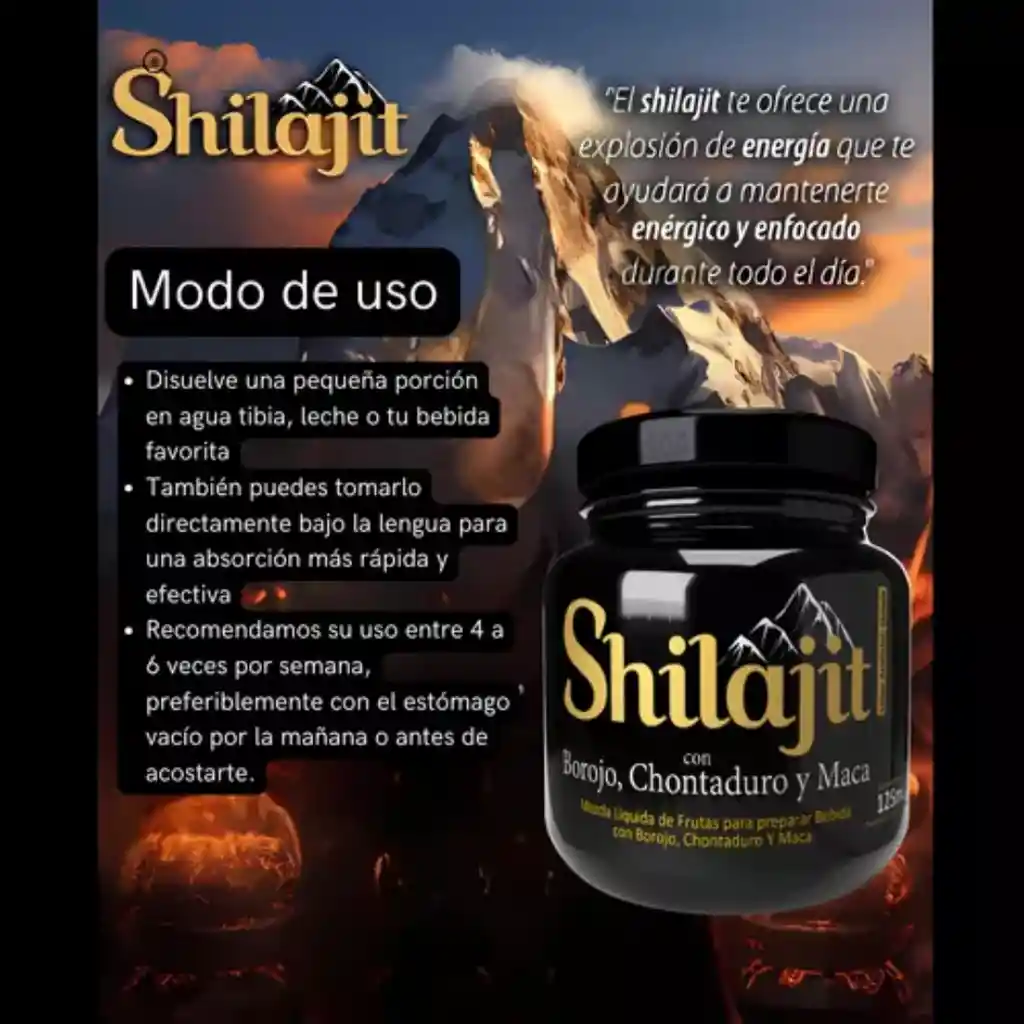 Shilajit Organico Puro