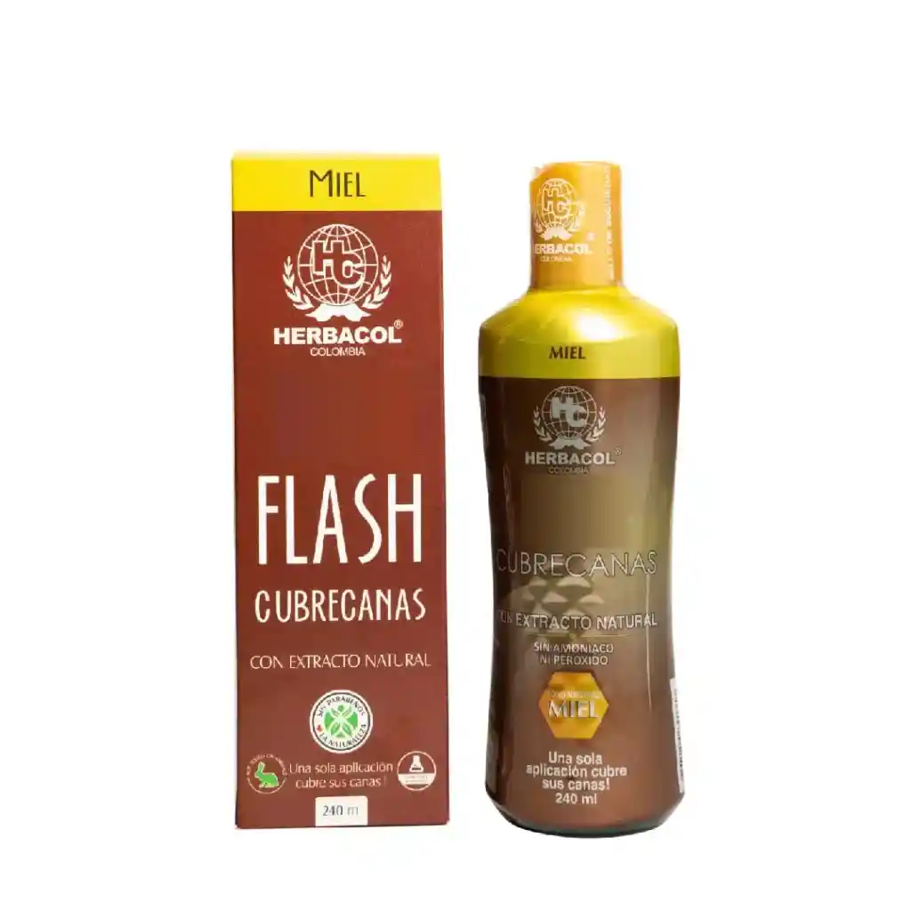 Tonico Capilar Flash Cubre Canas Miel Herbacol X240 Ml