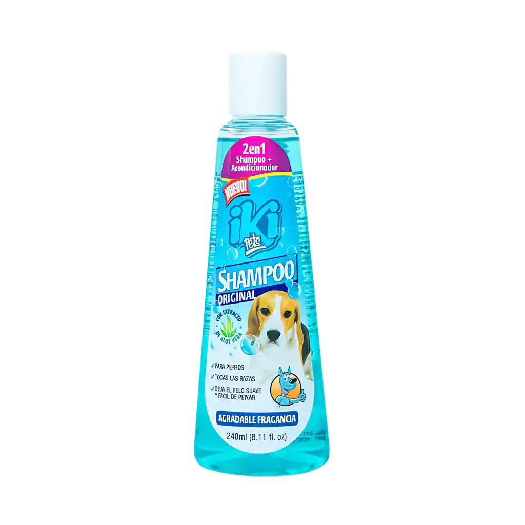 Shampoo Perros 2 En 1 Y Toallitas