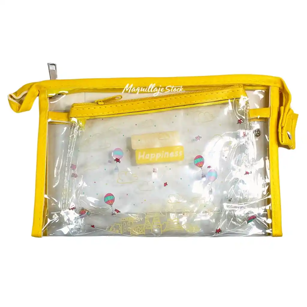 Cosmetiquera Transparente X2 La-9675