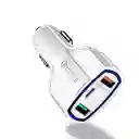 Cargador Adaptador Cigarrera De Carro Usb 20w 7a