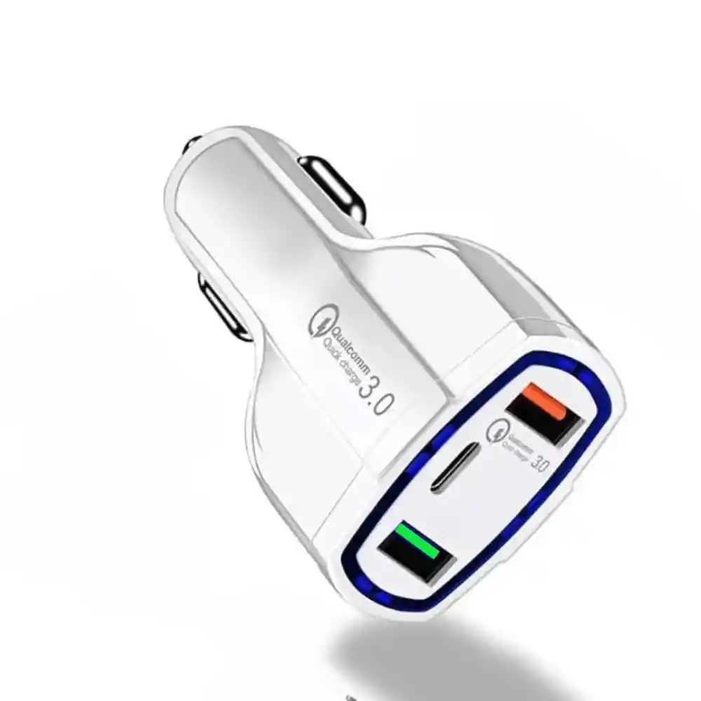 Cargador Adaptador Cigarrera De Carro Usb 20w 7a