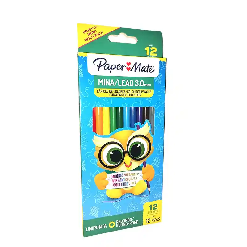 Color Largo Uni Punta 12 Un Paper Mate