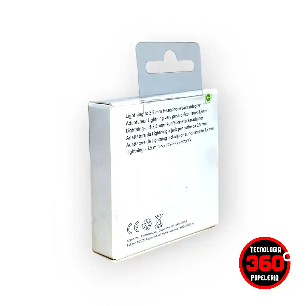 Adaptador Lightning A Jack 3.5 Iphone