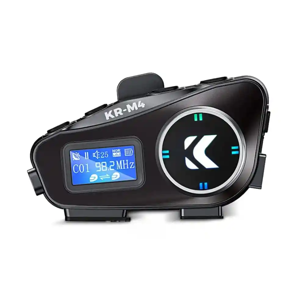 Intercomunicador Casco Moto Bluetooth Kr-m4 Radio Fm
