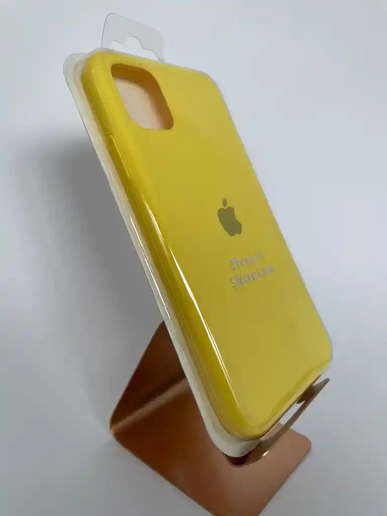 Silicon Case Iphone 11 Amarillo