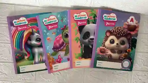 Cuaderno Cocido Norma A Mi Primer Cuaderno Pre-cuadritos A Niña
