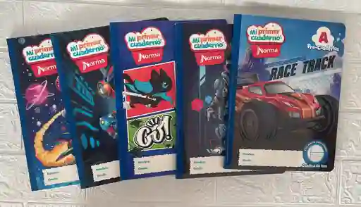 Cuaderno Cocido Norma A Mi Primer Cuaderno Pre-cuadritos A Niño