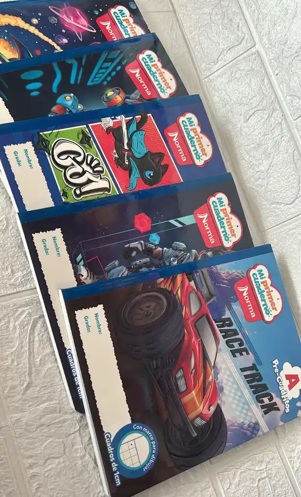 Cuaderno Cocido Norma A Mi Primer Cuaderno Pre-cuadritos A Niño