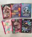 Cuaderno Cocido 50h Linea Niña Expresarte Norma Con Stickers