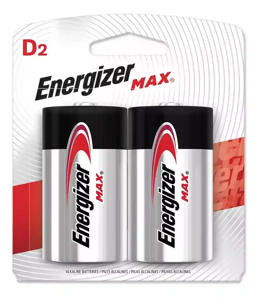 Pila Bateria Alcalina Max D2 Energizer E95bp/e0622500