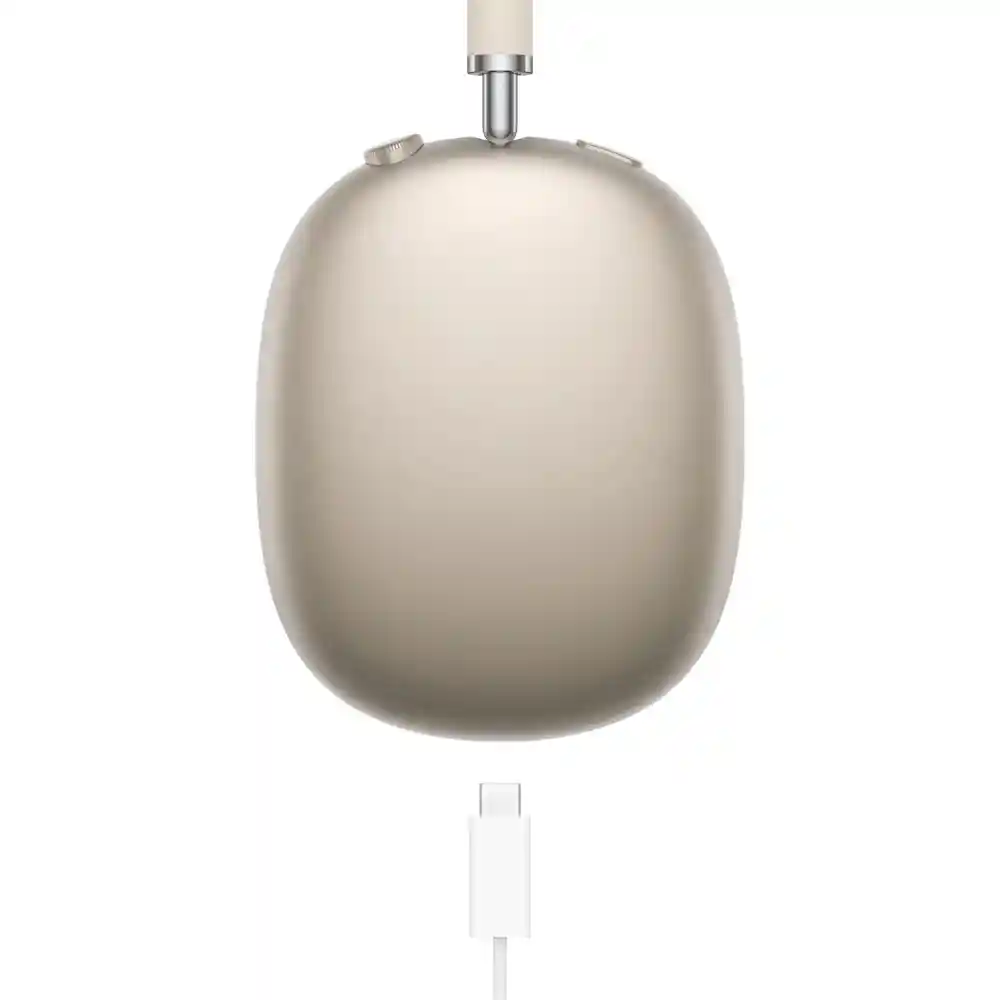 Diadema Audífonos Inalámbricos Apple Color Blanco Estrella Airpods Max Recargables Almohadilla Magnética Portátil + Estuche