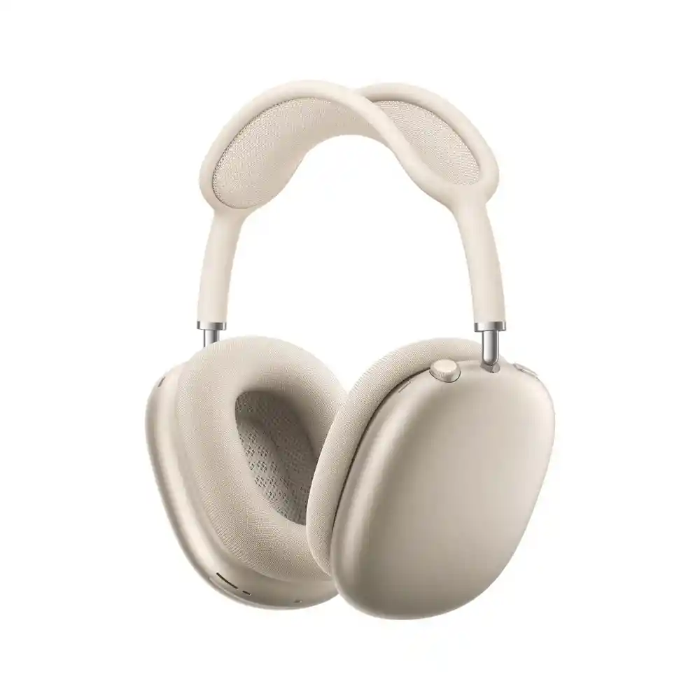 Diadema Audífonos Inalámbricos Apple Color Blanco Estrella Airpods Max Recargables Almohadilla Magnética Portátil + Estuche