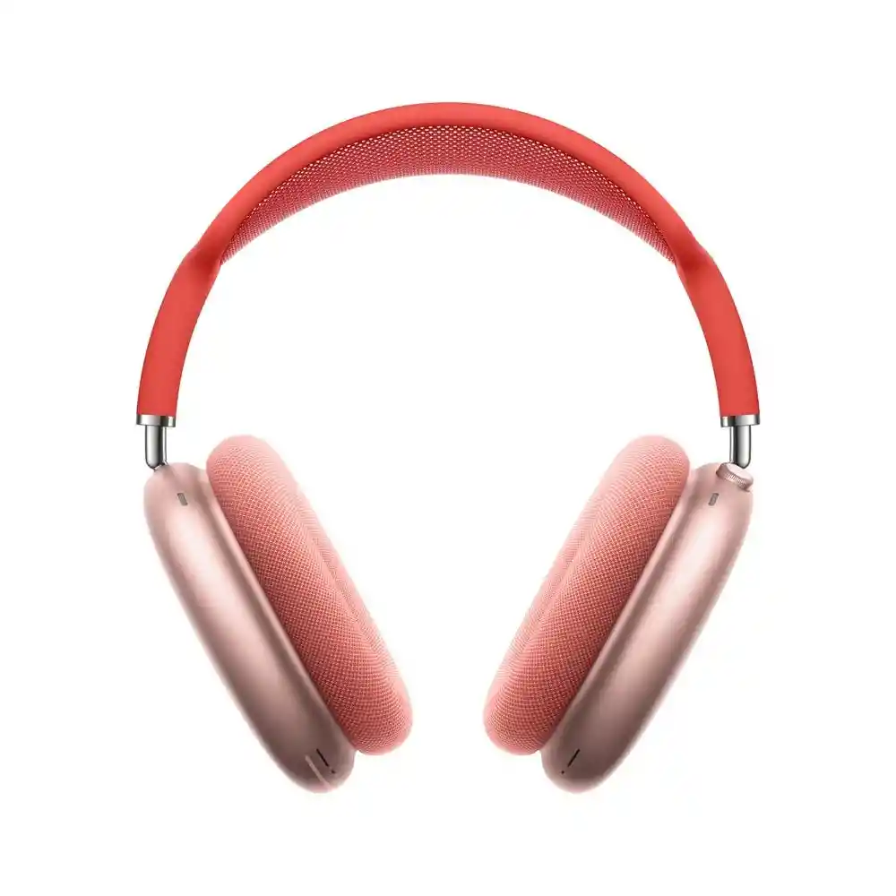 Diadema Audífonos Inalámbricos Apple Generación Color Rosa Airpods Max Recargables Almohadilla Magnética Portátil + Estuche