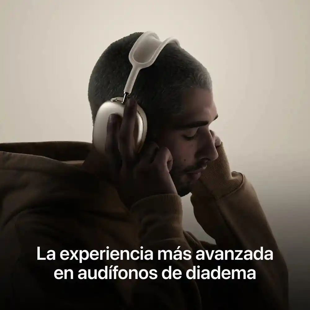 Diadema Audífonos Inalámbricos Apple Generación Color Plata Airpods Max Recargables Almohadilla Magnética Portátil + Estuche