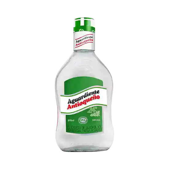 Aguardiente Antioqueño Verde Botella 375ml