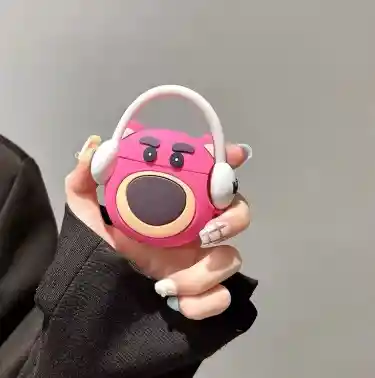 Funda Protector Audífonos Airpods Pro 2 Apple Oso Lotso Disney