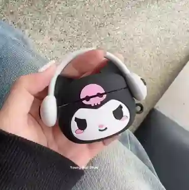 Funda Protector Audífonos Airpods Pro 2 Apple Muñeca Kuromi