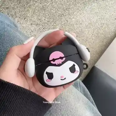 Funda Protector Audífonos Airpods Pro 2 Apple Muñeca Kuromi