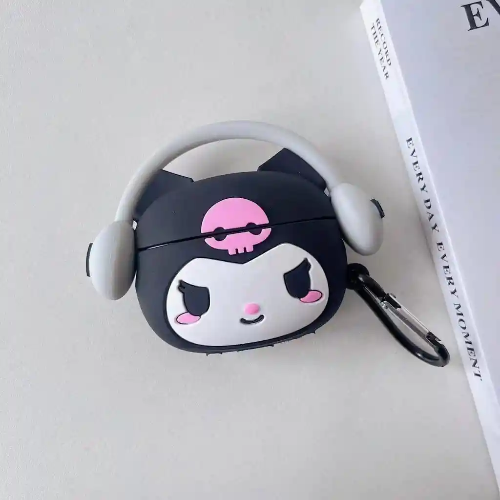 Funda Protector Audífonos Airpods Pro 2 Apple Muñeca Kuromi