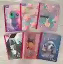Cuaderno Cocido 100 Hojas Cuadros Niña Expresarte Norma Con Stickers