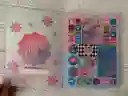 Cuaderno Cocido 100 Hojas Cuadros Niña Expresarte Norma Con Stickers