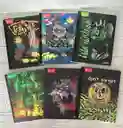 Cuaderno Cocido 100 Hojas Cuadros Niño Expresarte Norma Con Stickers