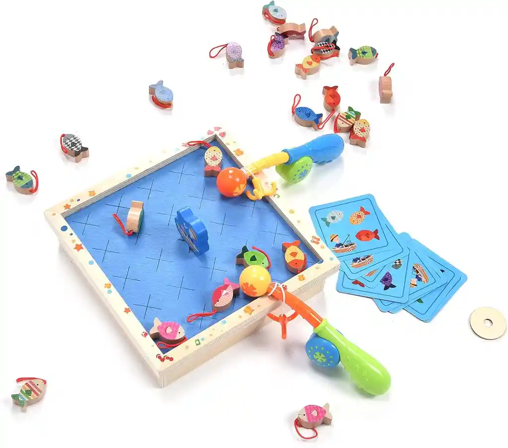 Juego De Pesca, Juguete De Pesca De Interacción Duradera Para Niños Pequeños