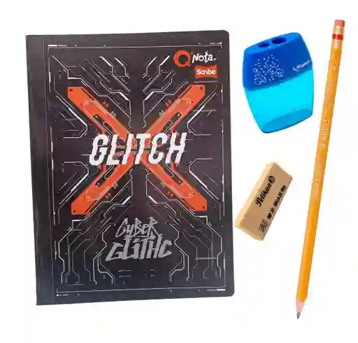 Kit Escolar Niño, Lapiz, Cuaderno, Borrador, Tajalapiz