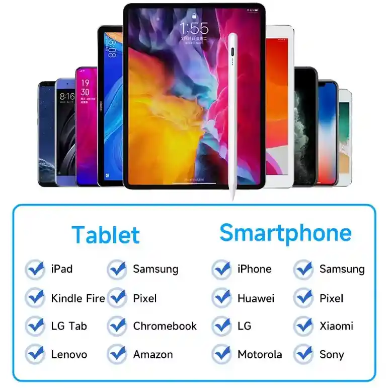 Lapiz Optico Pencil Tactil Android Win Ipad Rechazo De Palma Stylus Pen