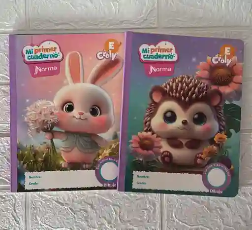 Cuaderno Cocido Norma E Mi Primer Cuaderno E Niña