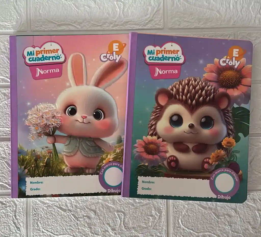 Cuaderno Cocido Norma E Mi Primer Cuaderno E Niña
